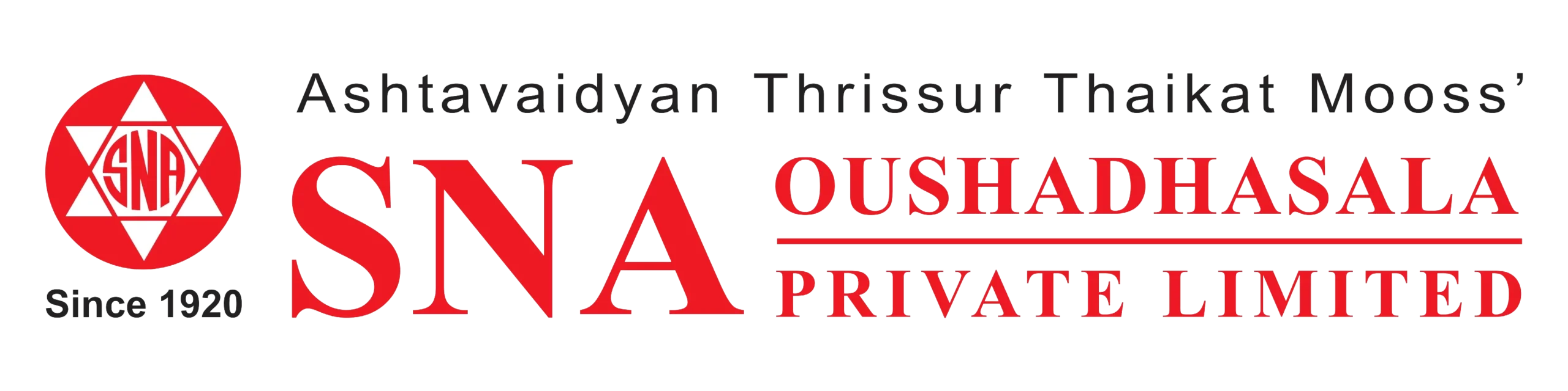 SNA Oushadhasala logo